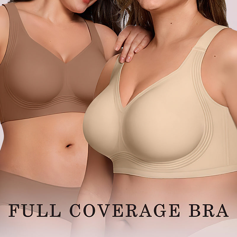 Full-Coverage Wire-Free Jelly Bra – Natural Shape & Comfort