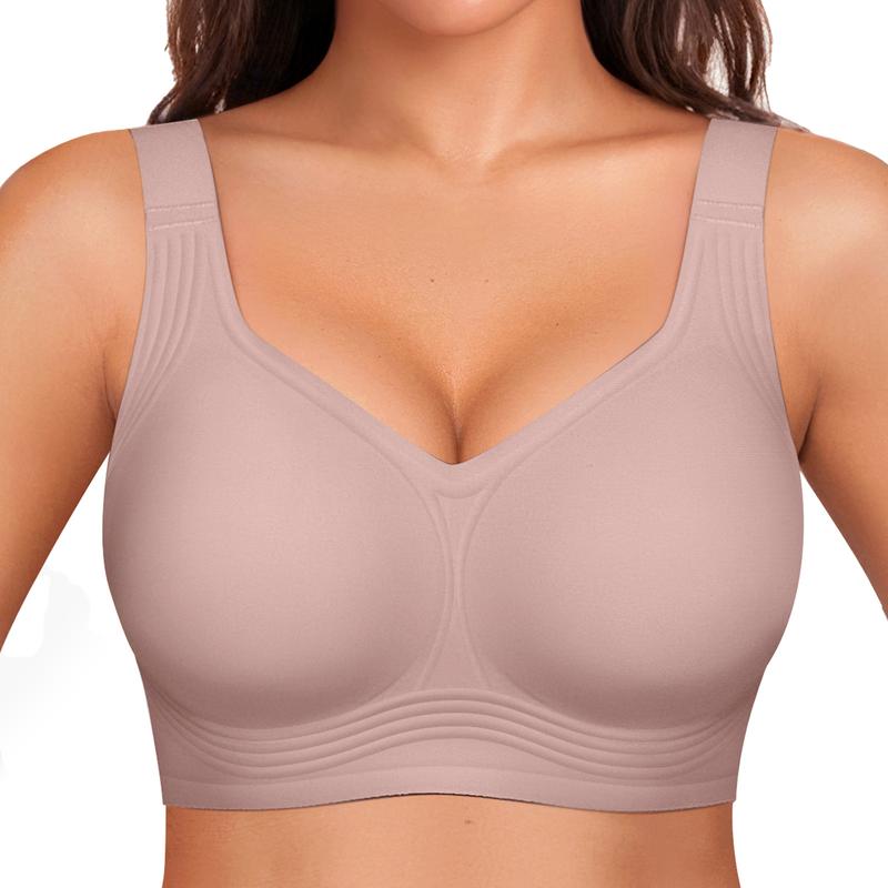 Full-Coverage Wire-Free Jelly Bra – Natural Shape & Comfort