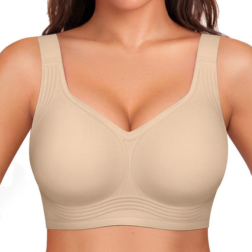 Full-Coverage Wire-Free Jelly Bra – Natural Shape & Comfort